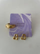 TOPOS ONDA+ MAXI EARCUFF GOLD